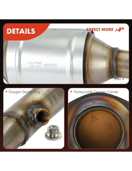 Convertidor Catalítico Izquierdo A-Premium para Toyota 4Runner y Lexus GX470 4.7L