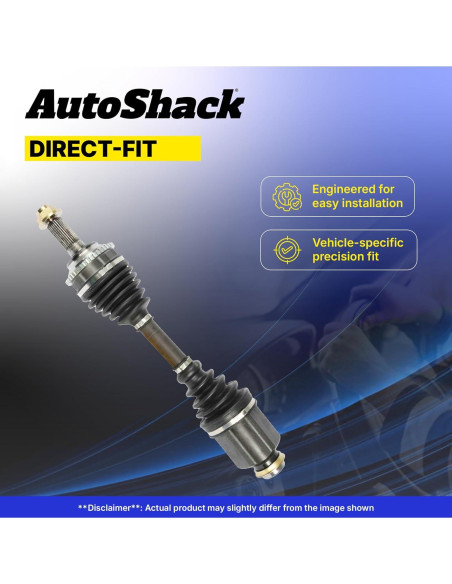 Ensamblaje Eje CV Delantero AutoShack DSK2000 para Toyota Corolla 2003-2018
