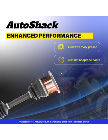 Ensamblaje Eje CV Delantero AutoShack DSK2000 para Toyota Corolla 2003-2018