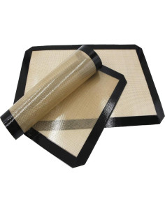 Mats de Hornear de Silicona Antiadherente BOGZON - 2 Piezas 29.2x21.6 cm 2