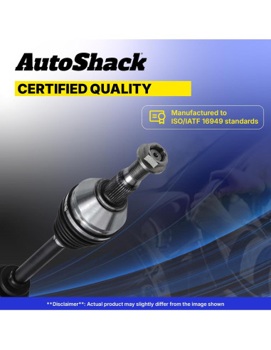 Ensamblaje Eje CV Delantero AutoShack DSK2000 para Toyota Corolla 2003-2018
