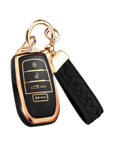 Cubierta de llavero Montague para Toyota - Modelo Weisa - Negro