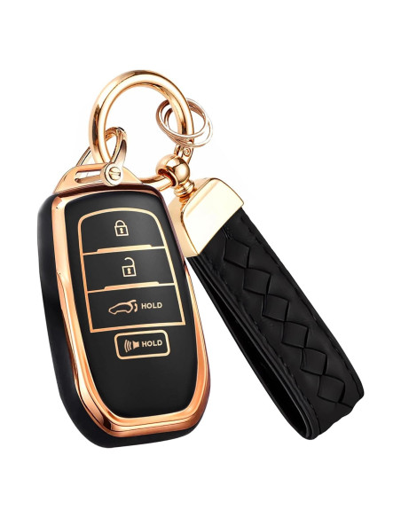 Cubierta de llavero Montague para Toyota - Modelo Weisa - Negro