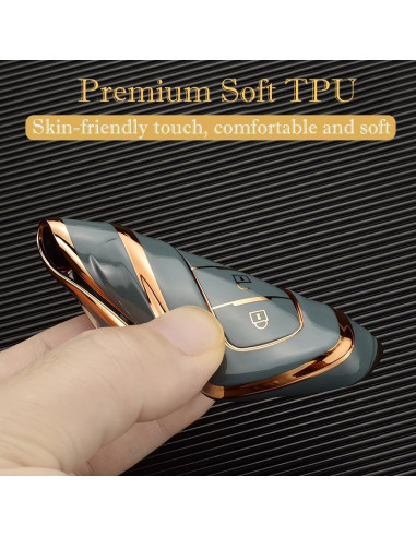 Cubierta de llavero Montague para Toyota - Modelo Weisa - Negro