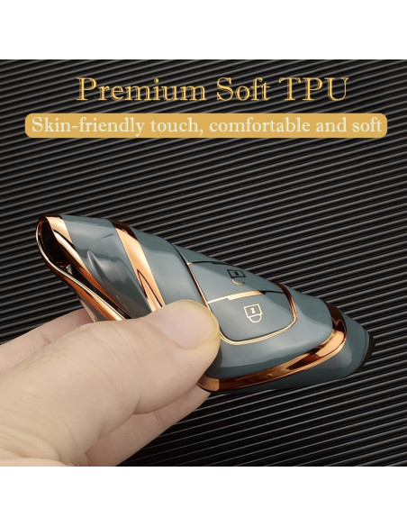 Cubierta de llavero Montague para Toyota - Modelo Weisa - Negro