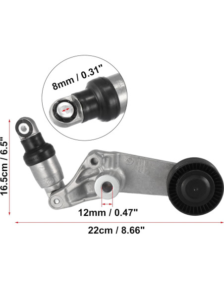 Conjunto de Polea de Tensión de Correa X AUTOHAUX para Toyota