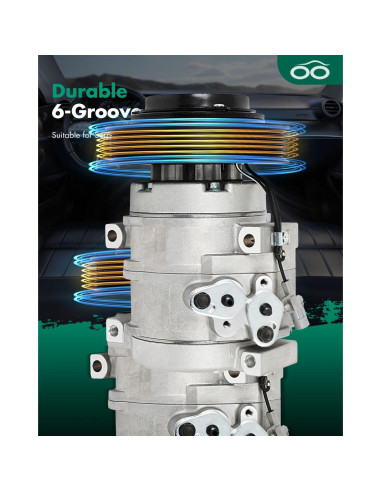 Compresor de aire acondicionado SCITOO para Toyota Corolla/Matrix 1.8L 2003-2008