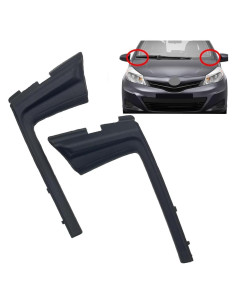 Cubierta de recorte limpiaparabris Peintu para Toyota Yaris 2012-2014