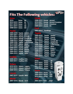 Válvula de Expansión A/C Ntoauto 10292C para Sienna, Land Cruiser 2