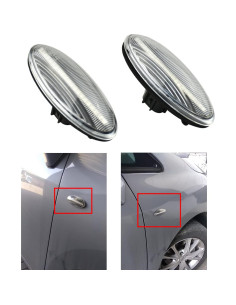 Luces de señal de giro LED Znakeauto para Toyota RAV4 Corolla Auris 2