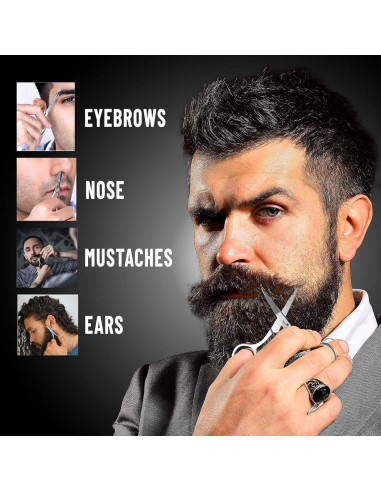 Kit de Aseo para Barba GROW ALPHA BEARD con Cepillo y Peine