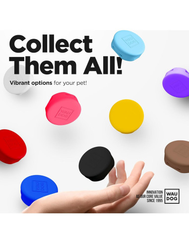 Soporte impermeable para AirTag WAUDOG - Paquete de 3 - Silicona