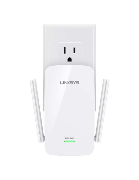 Extensor WiFi Linksys RE6300 AC750, Doble Banda, 93 m