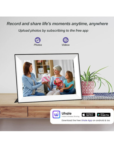 Marco de Fotos Digital WiFi SVLIBO 10.1" 32GB Pantalla Táctil
