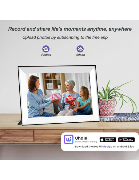 Marco de Fotos Digital WiFi SVLIBO 10.1" 32GB Pantalla Táctil