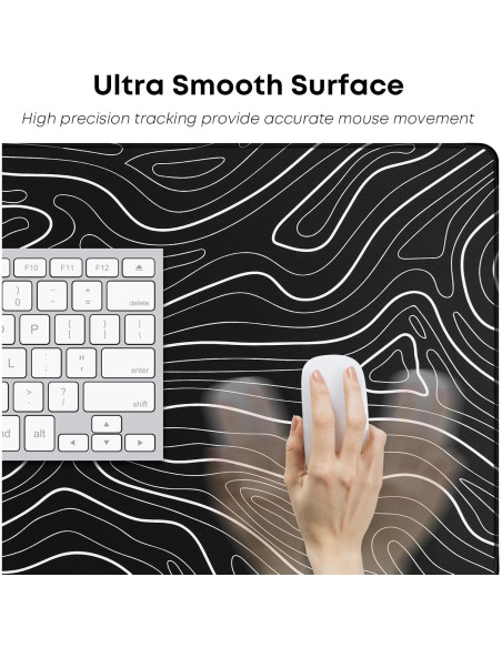 Alfombrilla de Ratón Grande KMLVILE Topográfica 80x40 cm