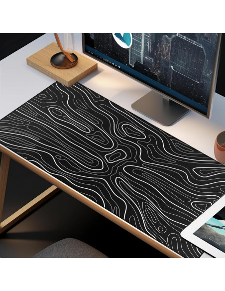 Alfombrilla de Ratón Grande KMLVILE Topográfica 80x40 cm