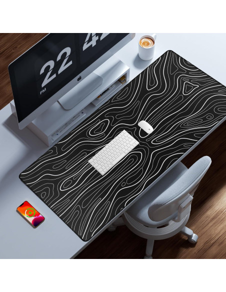Alfombrilla de Ratón Grande KMLVILE Topográfica 80x40 cm