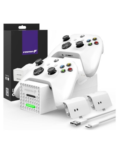 Estación de Carga DUAL 2 Fosmon para Controladores Xbox Series X/S