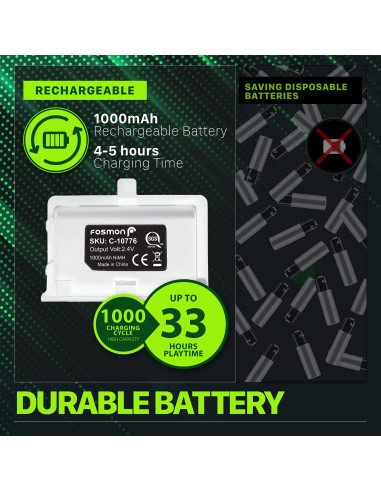 Estación de Carga DUAL 2 Fosmon para Controladores Xbox Series X/S