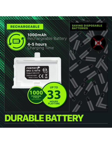 Estación de Carga DUAL 2 Fosmon para Controladores Xbox Series X/S