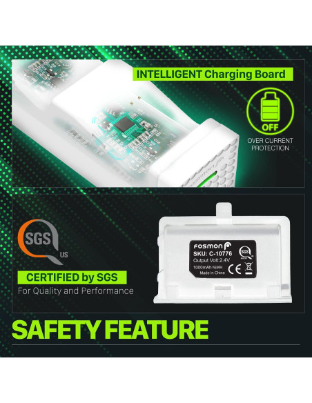 Estación de Carga DUAL 2 Fosmon para Controladores Xbox Series X/S