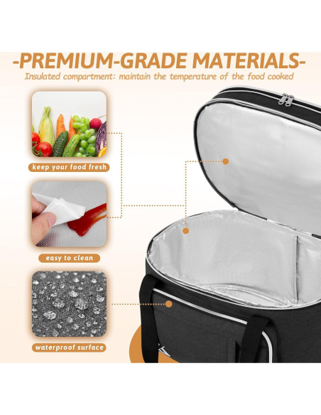 Bolsa de Cocción Lenta Golkcurx Doble Capa para CrockPot 6-8L Bolsa de Cocción Lenta Golkcurx Doble Capa para CrockPot 6-8L