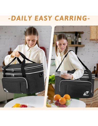 Bolsa de Cocción Lenta Golkcurx Doble Capa para CrockPot 6-8L