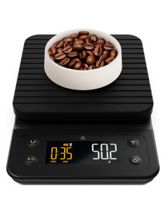 Báscula de Café Digital Greater Goods 3kg 0.1g con Temporizador