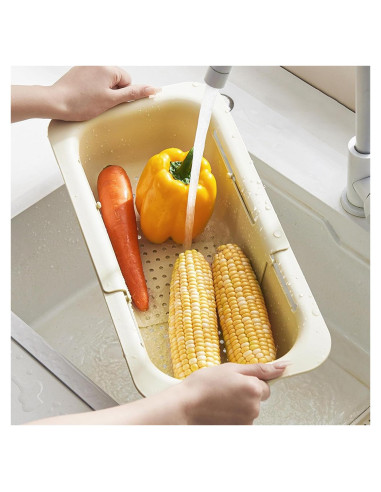 Colador Expandible Krtresiar para Frutas y Verduras 34.5-47.4 cm