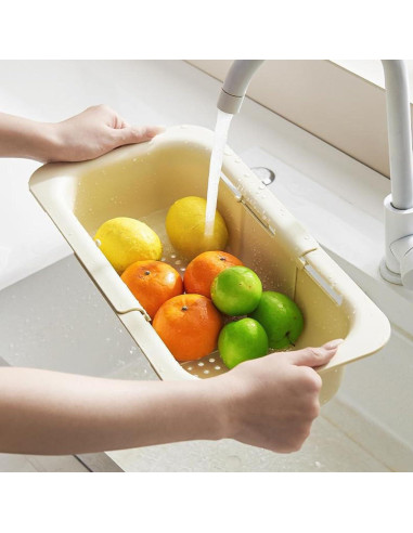 Colador Expandible Krtresiar para Frutas y Verduras 34.5-47.4 cm
