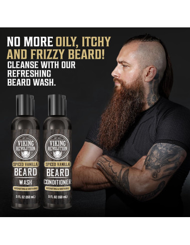 Champú y Acondicionador de Barba Viking Revolution 150 ml