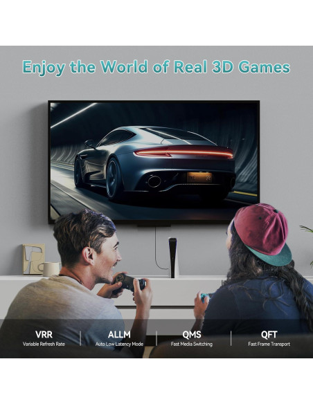 Cable HDMI de fibra óptica 20M Anehmeta 8K 48Gbps