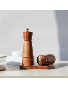Juego de Molinillos de Sal y Pimienta DeroTeno 16.5 cm 2