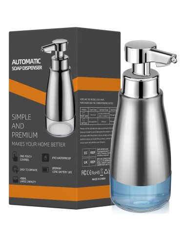 Dispensador Automático de Jabón Blancel 450ml Acero Inoxidable