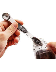 Juego de 8 Cucharas Medidoras Magnéticas Acero Inoxidable 2