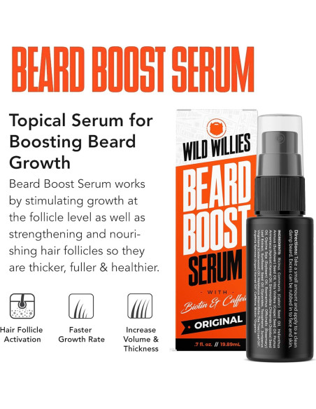 Kit Cuidado Barba Wild Willies - Champú y Acondicionador 4 Oz