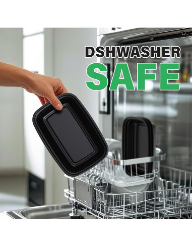 Contenedores de Comida WUHUIXOZ 32 oz - Paquete de 50