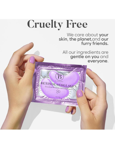 Parches para Ojos Bloomora - 30 Pares Hidratantes y Antienvejecimiento