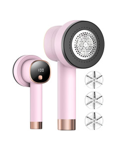 Quitapelusas Eléctrico Smyeviva Rosa 3 Velocidades 6 Cuchillas