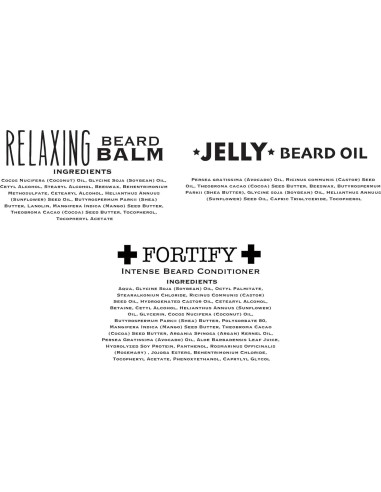 Kit de Barba Bossman Essentials - Acondicionador, Gel y Balsamo