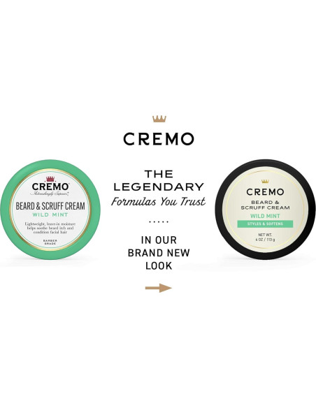 Cremo Crema para Barba Menta Silvestre 113g Acondicionador