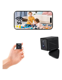 Cámara Espía Mini 5G WiFi 4K - Seguridad Interior con AI