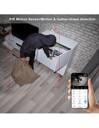 Cámara Espía Mini 5G WiFi 4K - Seguridad Interior con AI