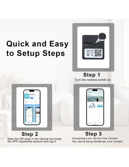 Cámara Espía Mini 5G WiFi 4K - Seguridad Interior con AI