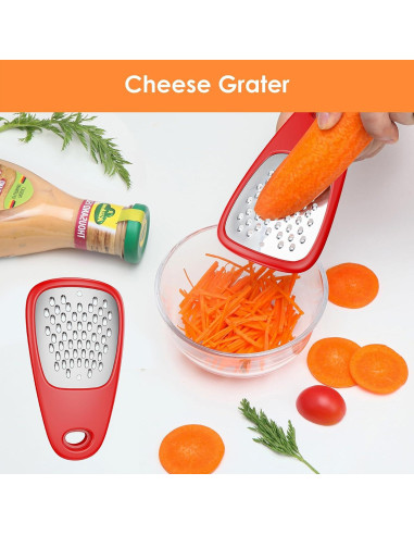 Juego de Cocina Pisol 6 Piezas, Rallador, Pelador, Cortador