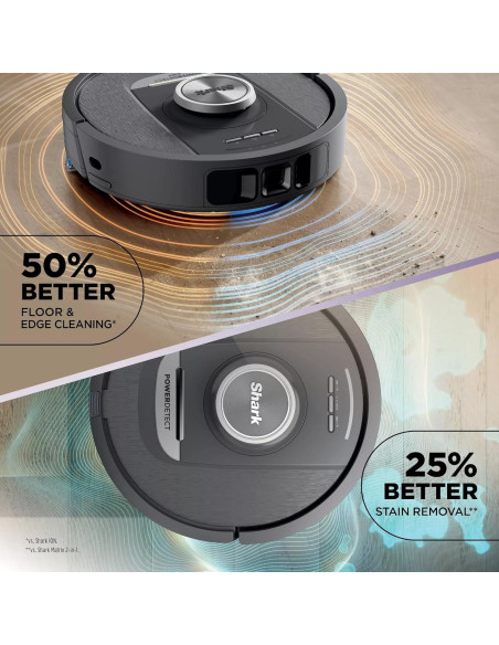 Aspiradora y trapeador robot Shark PowerDetect 2 en 1, autovaciado Aspiradora y trapeador robot Shark PowerDetect 2 en 1, autovaciado