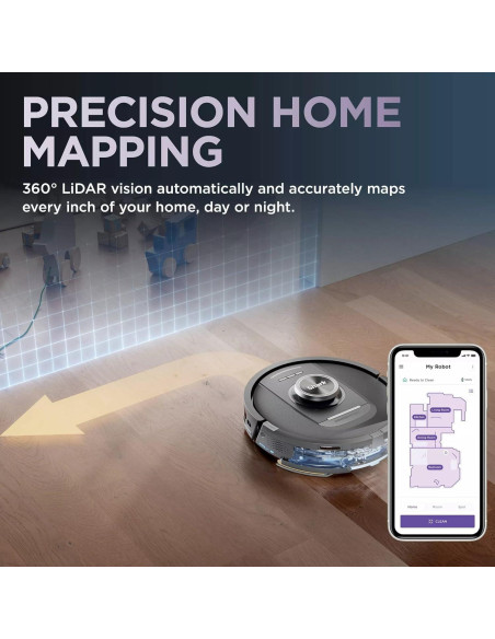 Aspiradora y trapeador robot Shark PowerDetect 2 en 1, autovaciado Aspiradora y trapeador robot Shark PowerDetect 2 en 1, autovaciado