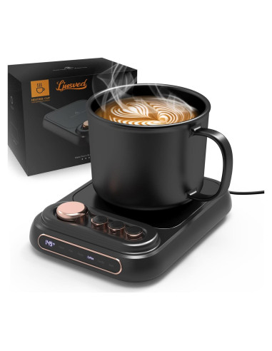 Calentador de Tazas Ljusved M356 con Taza Incluida 5 Temperaturas