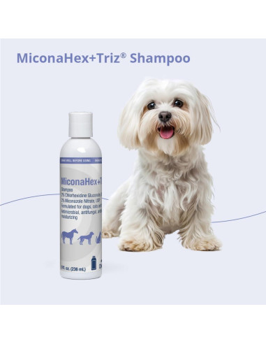 Champú Dechra MiconaHex+Triz 226g para Perros, Gatos y Caballos